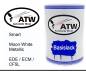 Preview: Smart, Moon White Metallic, EDE / ECM / CF5L: 500ml Lackdose, von ATW Autoteile West.